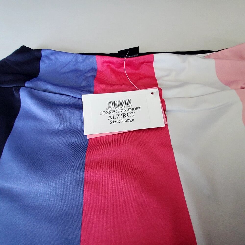Golftini Golf Skort With Colorful Stripe Pattern Pink Label Size L Connection- - Picture 9 of 12